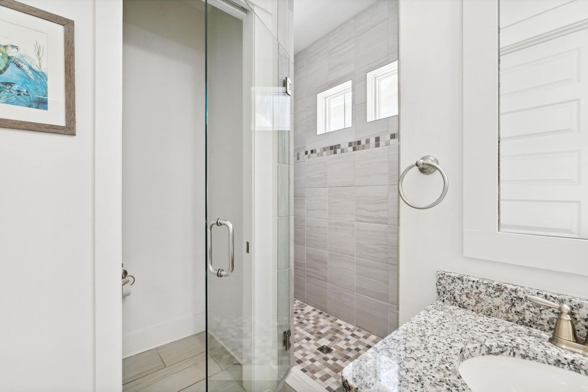 Bathroom, Glass Shower, Interior