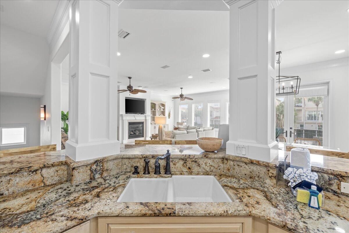 Fireplace, Interior, Pendant Lights, Recessed Lighting