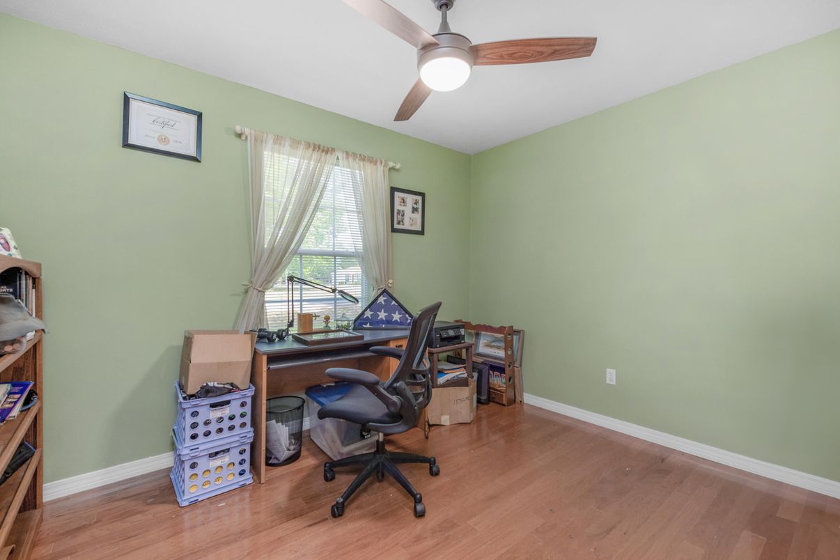 Home Office, Interior, Wood Texture Flooring