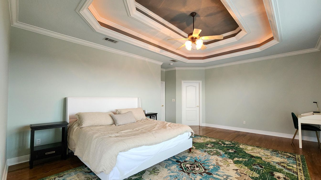 Bedroom, Interior, Wood Texture Flooring