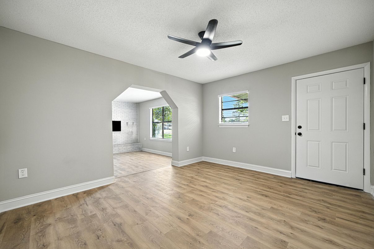 Empty room, Interior, Wood Texture Flooring