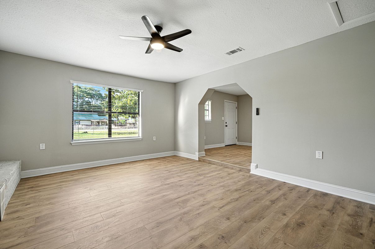 Empty room, Interior, Wood Texture Flooring