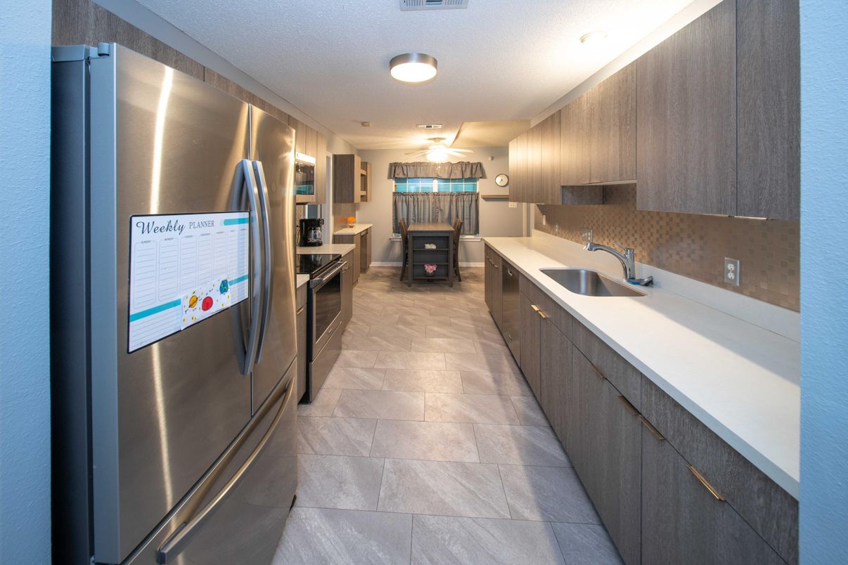 Interior, Kitchen, Recessed Lighting, Stainless Steel Appliances