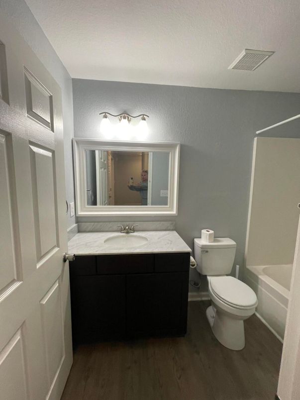 Bathroom, Interior, Wood Texture Flooring
