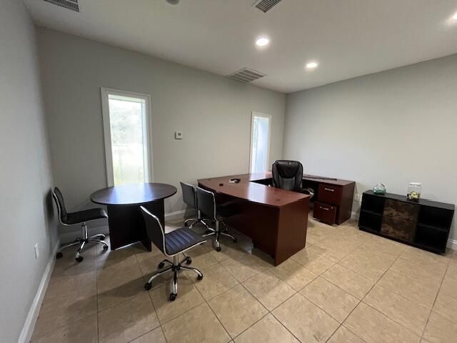 Home Office, Interior, Recessed Lighting