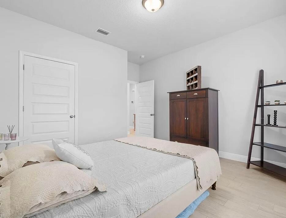 Bedroom, Interior, Wood Texture Flooring