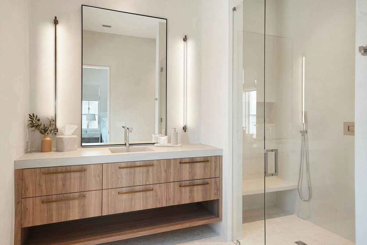 Bathroom, Glass Shower, Interior