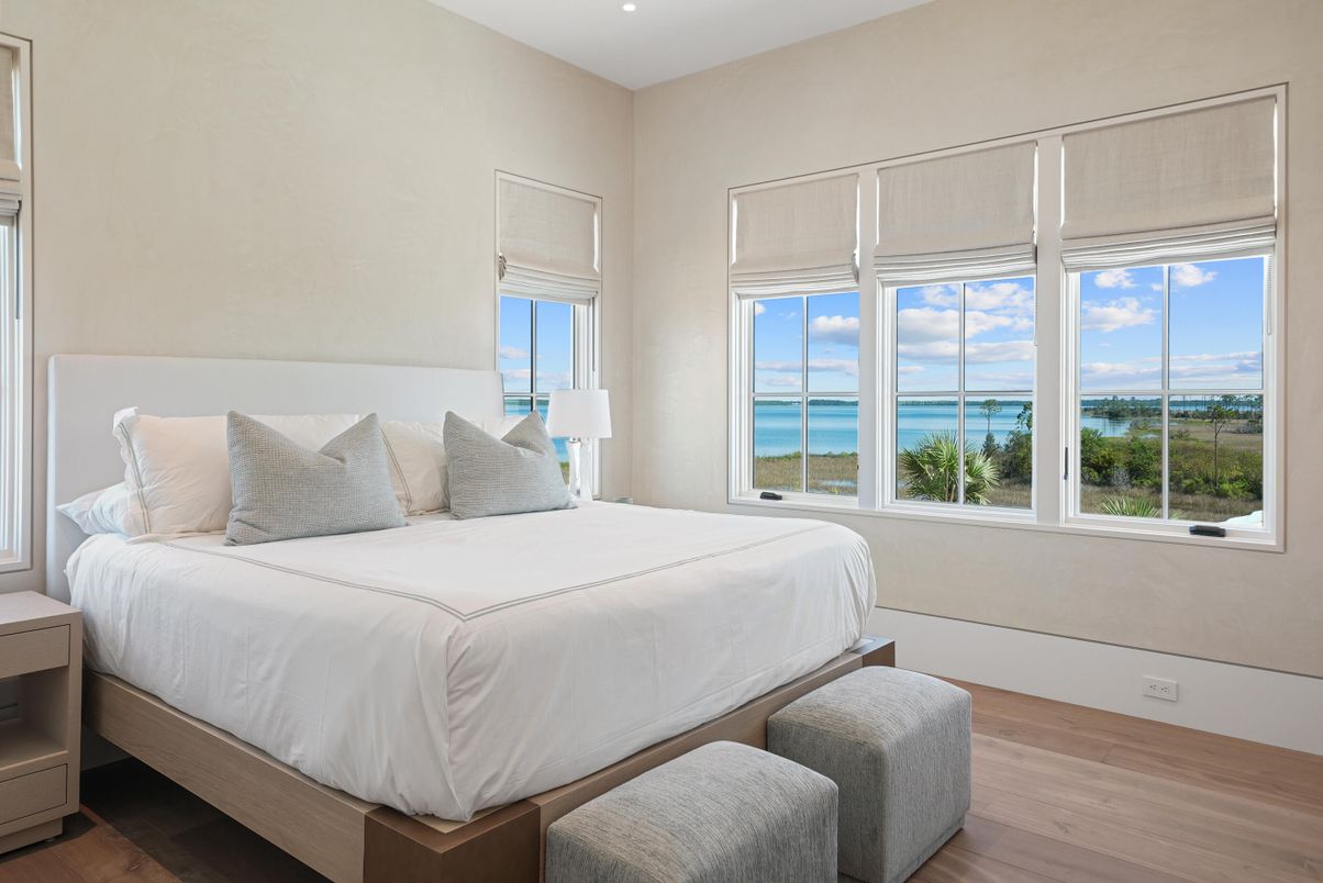 Bedroom, Interior, Water, Wood Texture Flooring