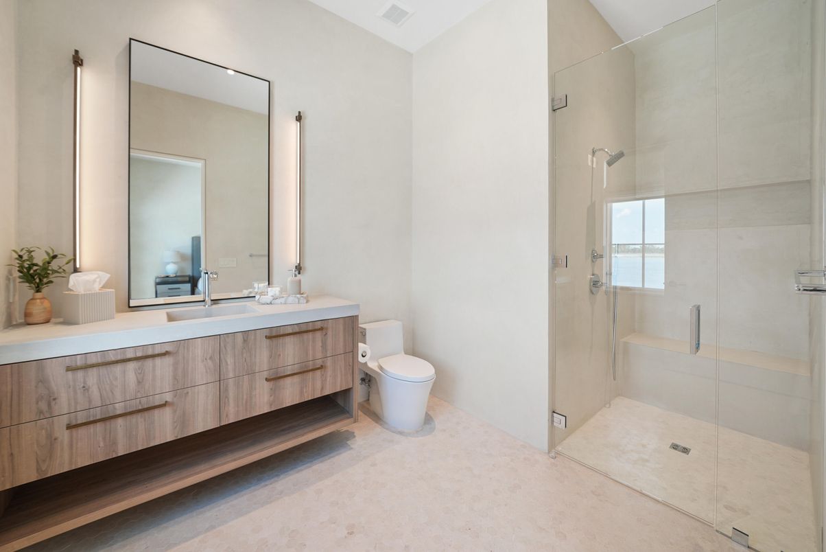 Bathroom, Glass Shower, Interior
