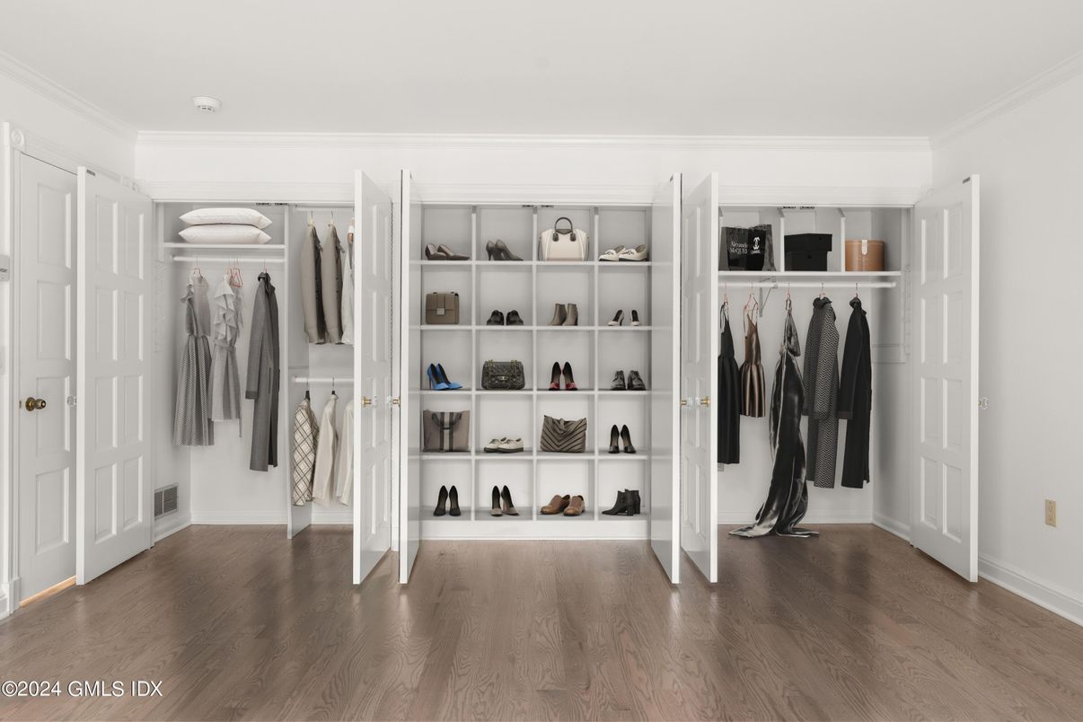 Interior, Walk-in Closets, Wood Texture Flooring