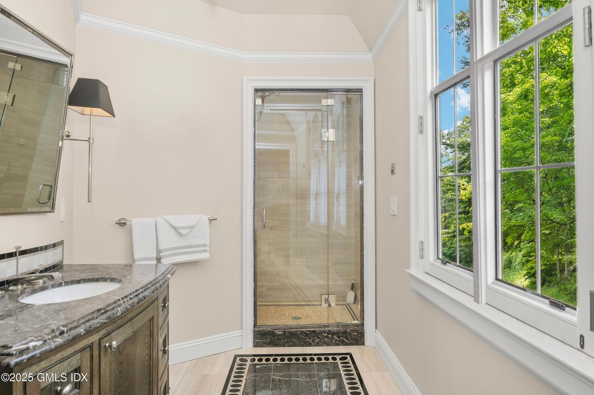 Bathroom, Glass Shower, Interior