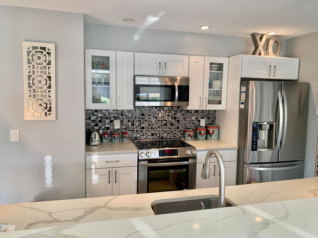 Interior, Kitchen, Recessed Lighting, Stainless Steel Appliances