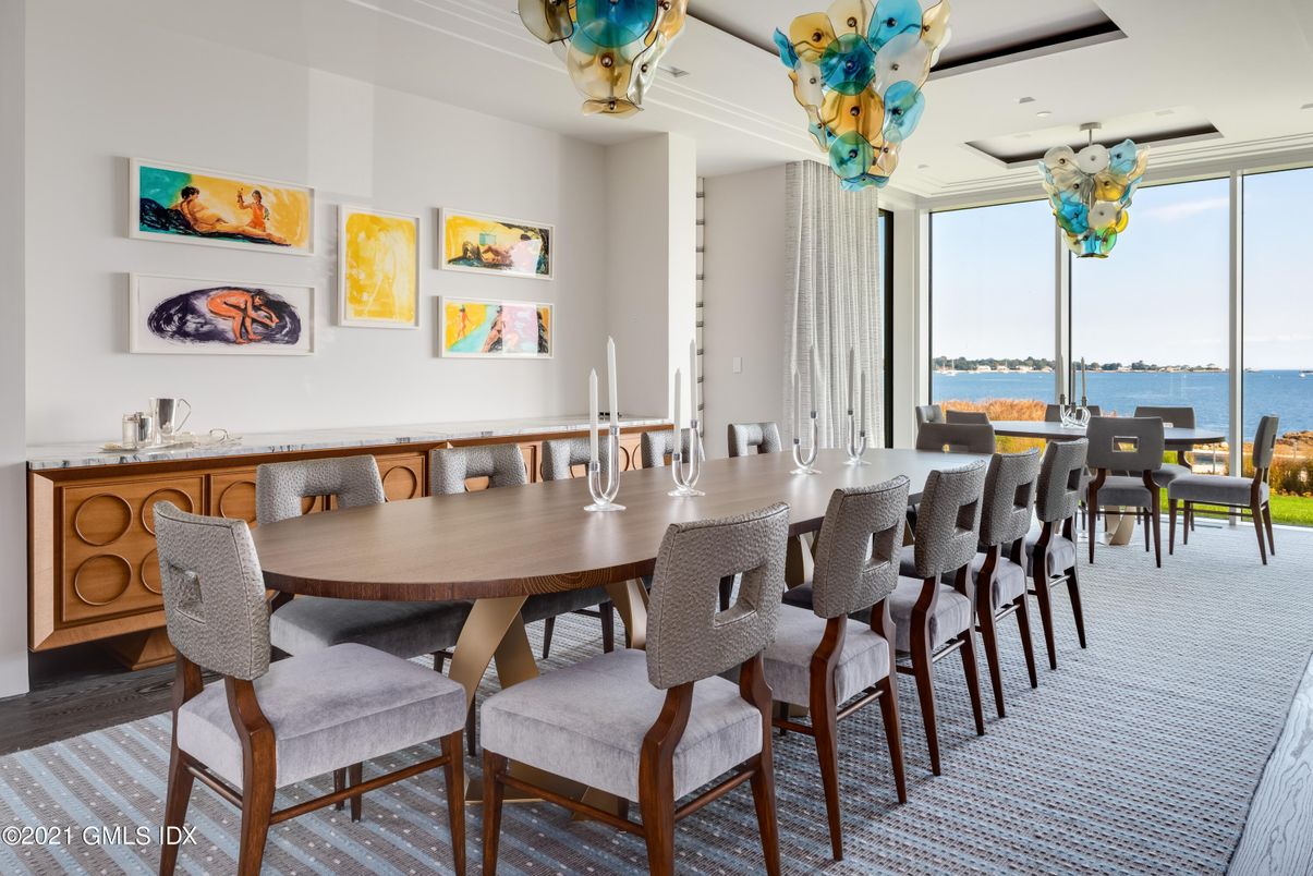 Dining room, Interior, Water