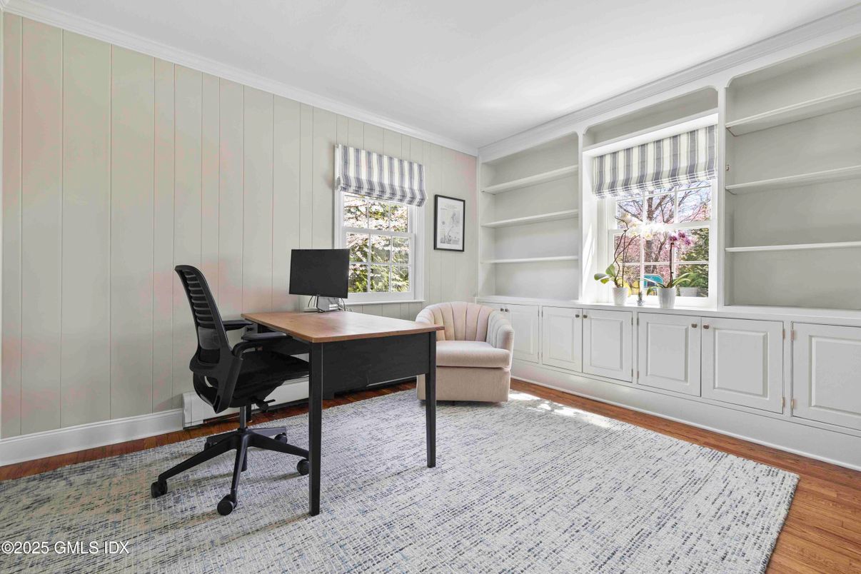 Home Office, Interior, Wood Texture Flooring