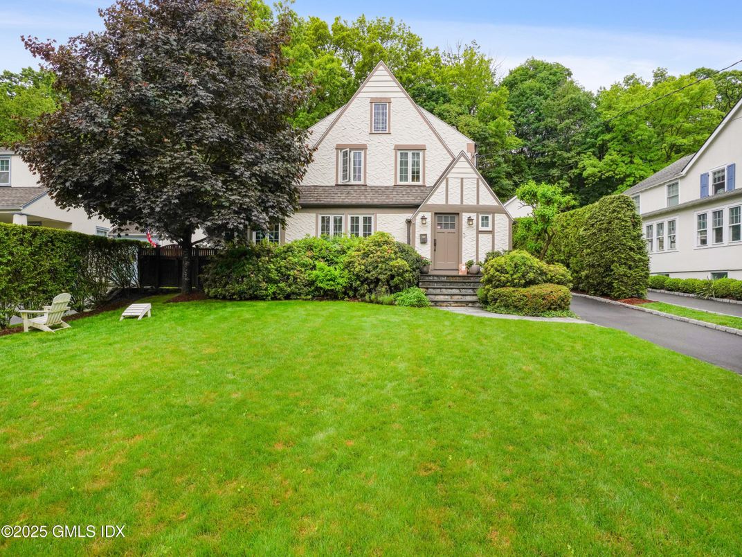 Backyard, Exterior, Facade, Tudor Revival