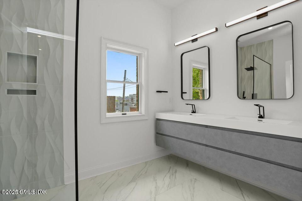 Bathroom, Dual Sink Vanities, Interior, Marble