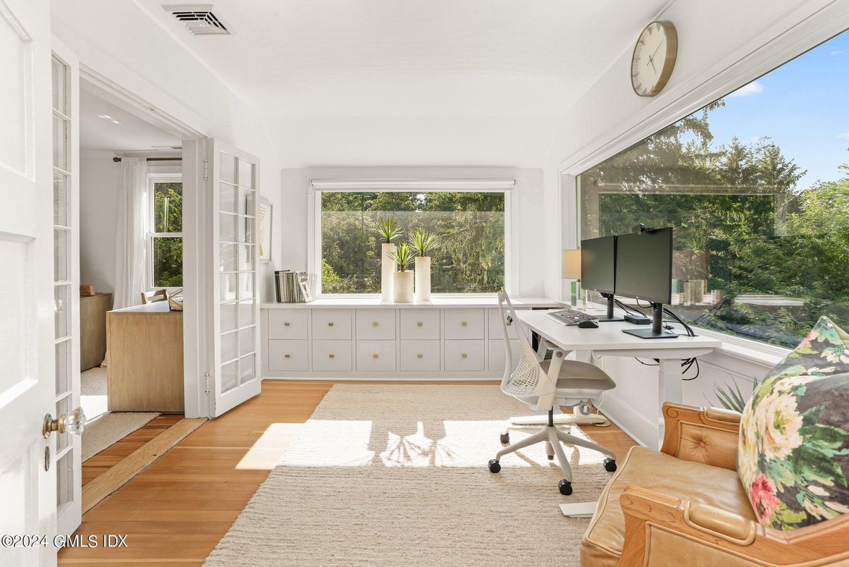 Home Office, Interior, Wood Texture Flooring