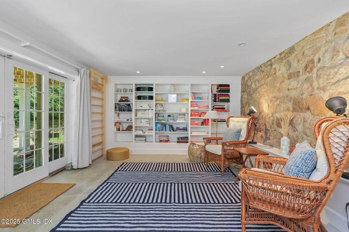 Interior, Recessed Lighting, Stone Walls
