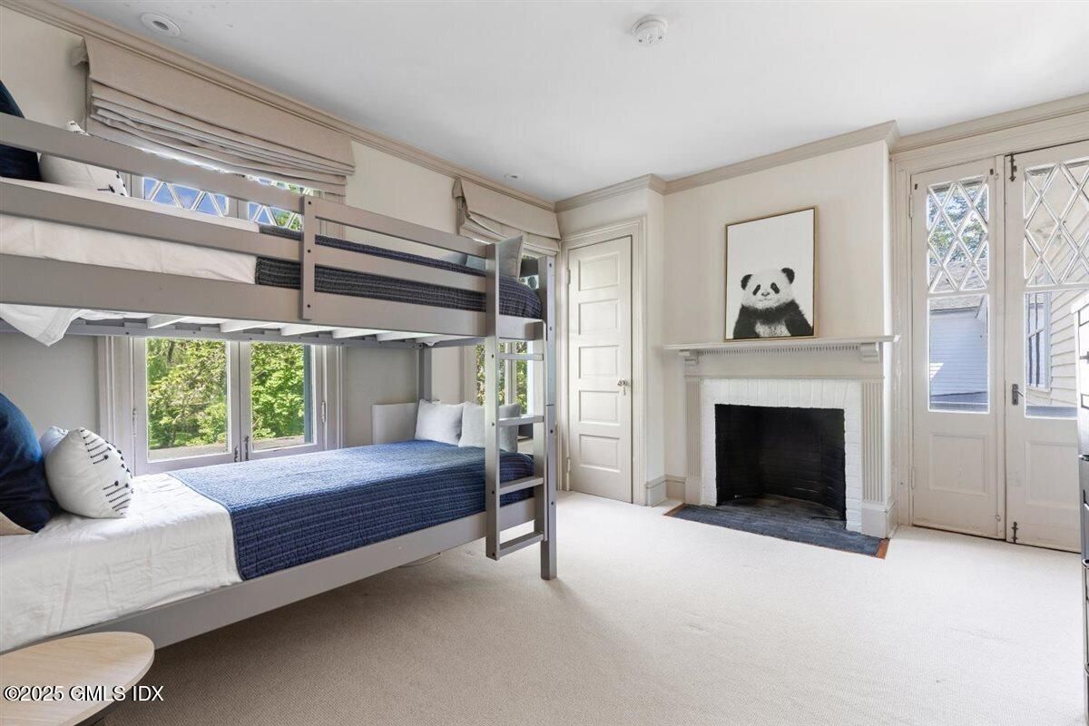 Bedroom, Fireplace, Interior