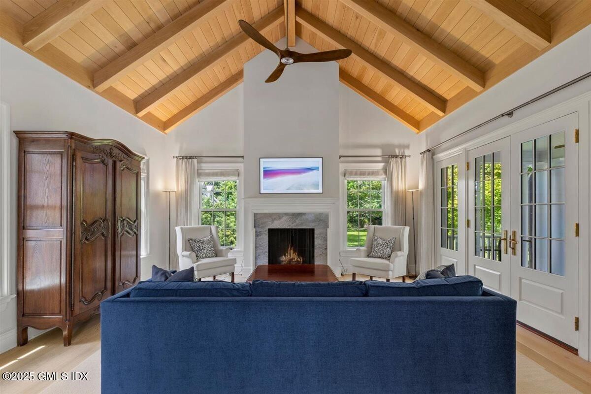 Fireplace, Interior, Living room, Wooden Beams, Wooden Ceilings, Wood Texture Flooring