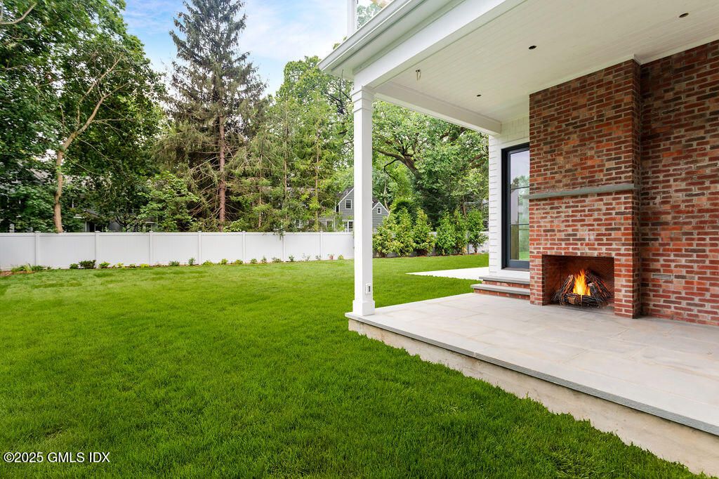 Backyard, Exterior, Fireplace