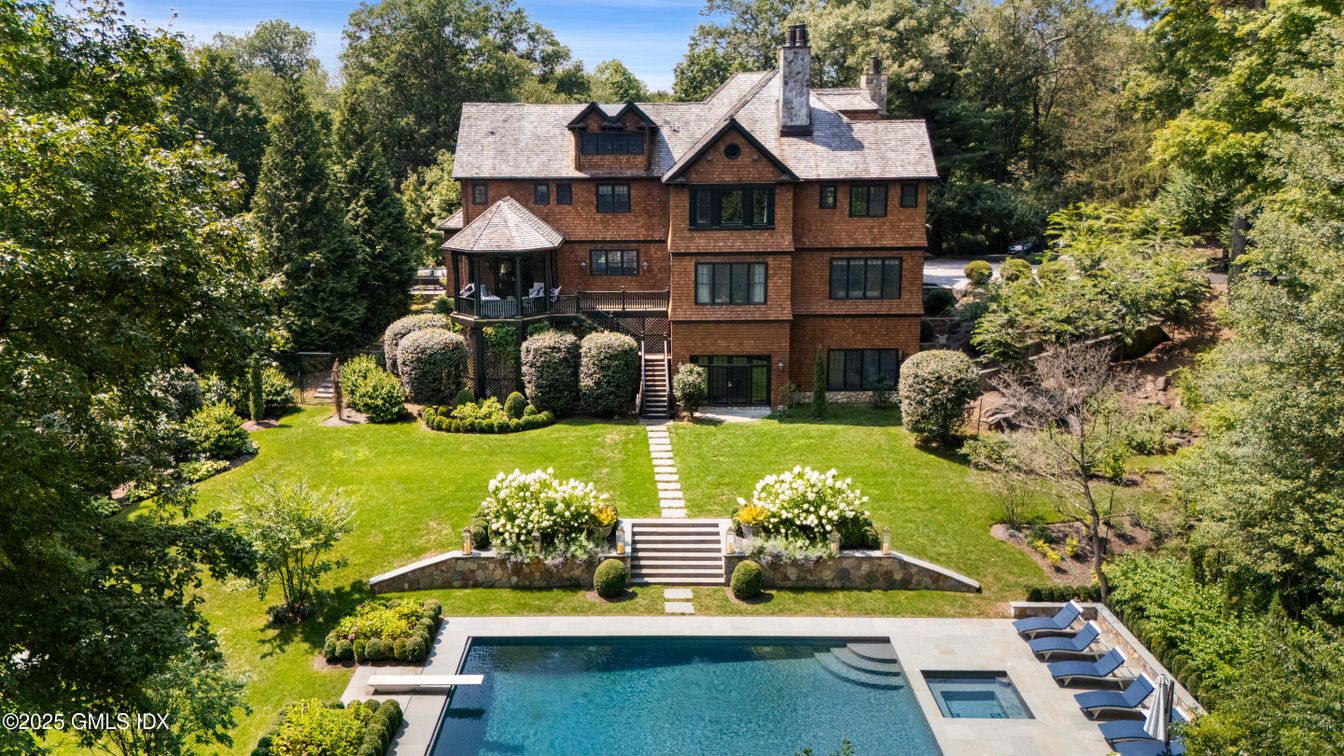 Backyard, Exterior, Facade, Brick Facade, Pool, Queen Anne Victorian