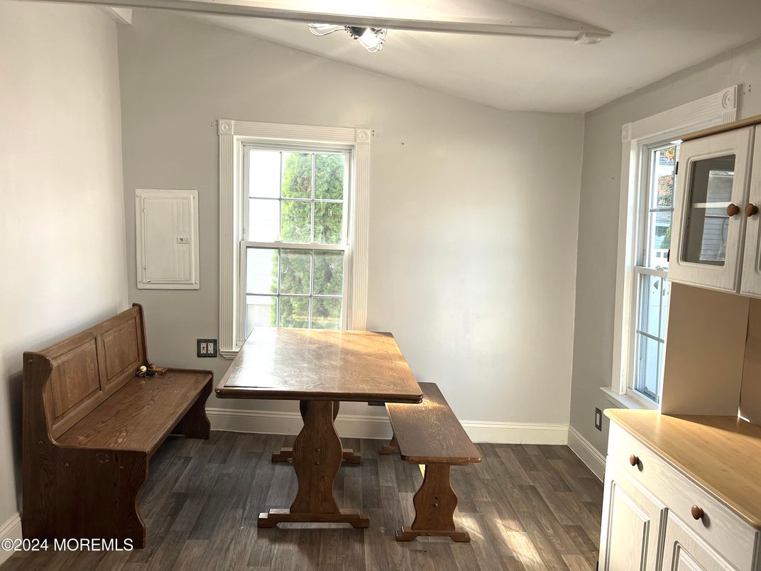 Dining room, Interior, Wood Texture Flooring
