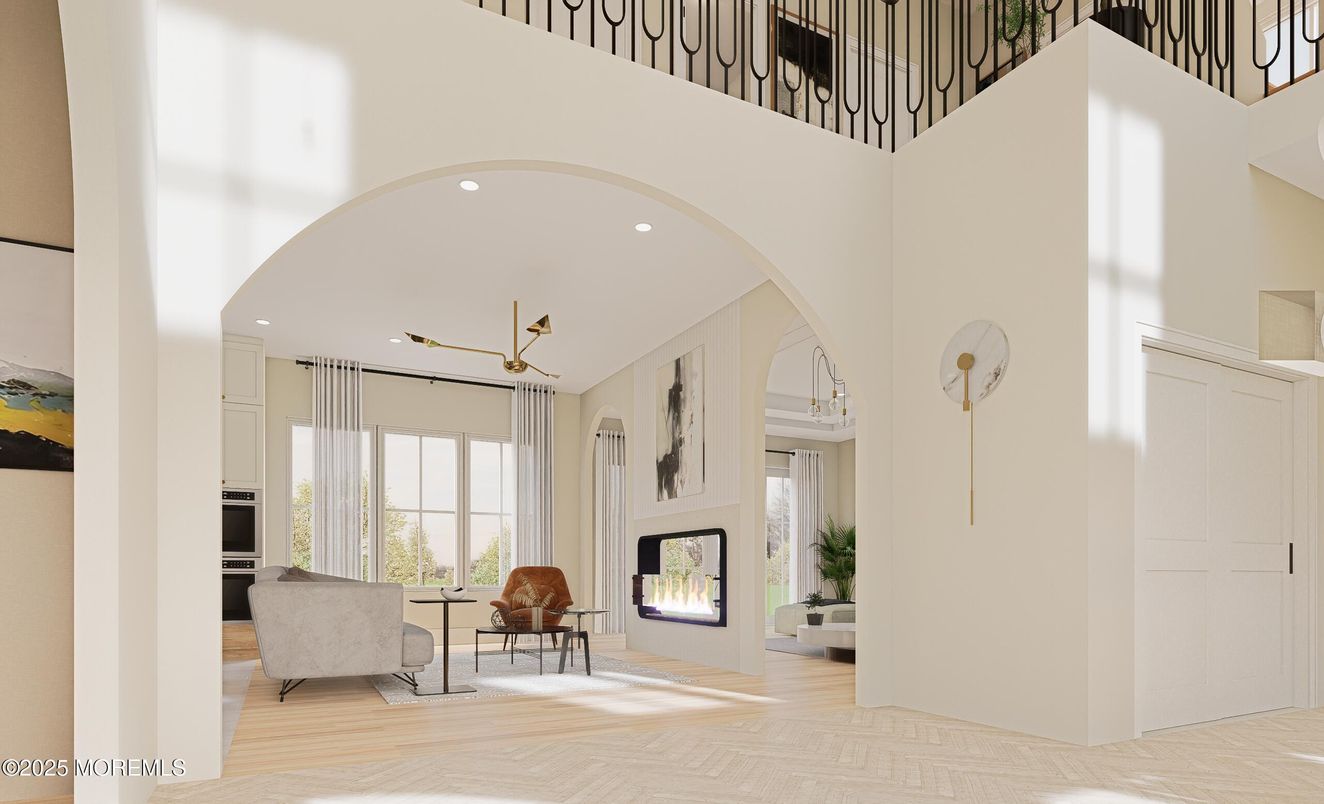 Fireplace, Interior, Pendant Lights, Recessed Lighting