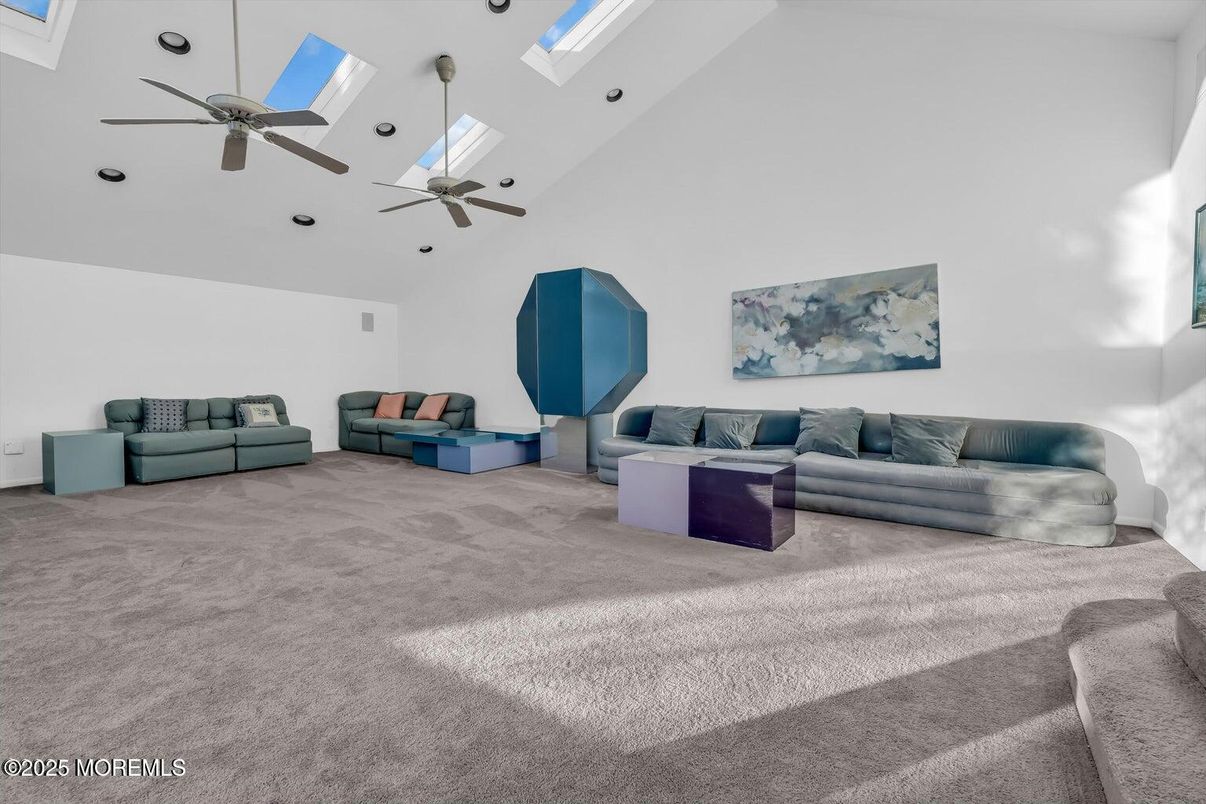 Interior, Living room, Recessed Lighting