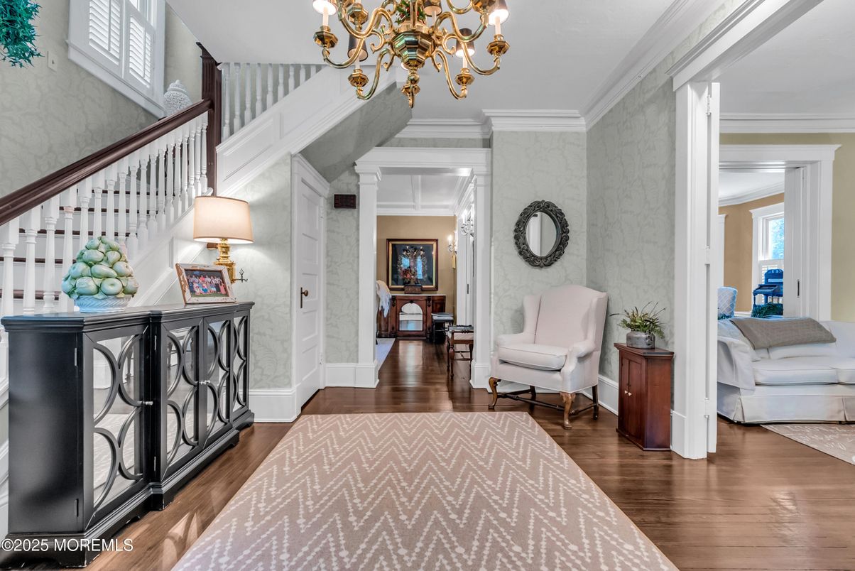 Chandelier, Interior, Wood Texture Flooring