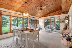 Dining room, Interior, Living room, Pendant Lights, Wooden Ceilings
