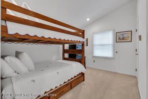 Bedroom, Interior, Recessed Lighting, Wooden Beams