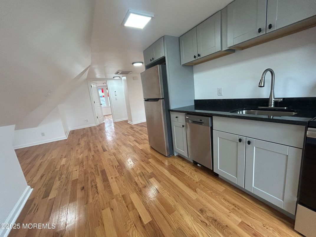 Interior, Kitchen, Wood Texture Flooring
