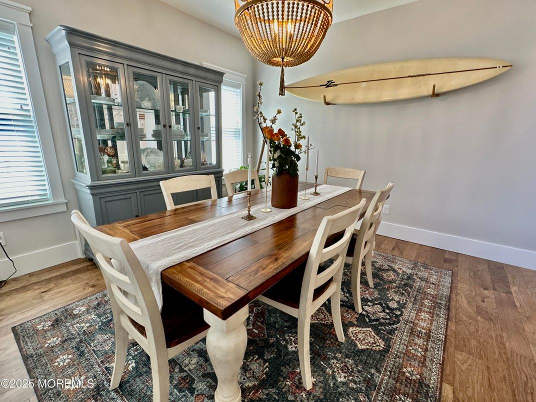 Dining room, Interior, Wood Texture Flooring