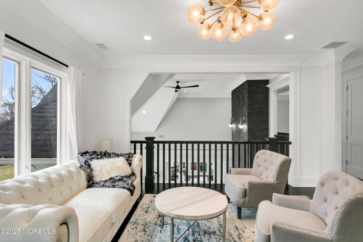 Interior, Living room, Recessed Lighting