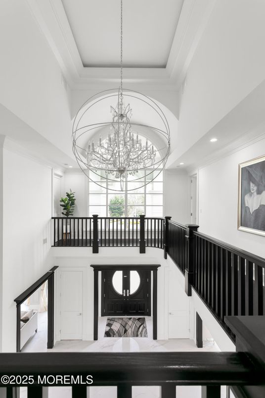 Chandelier, Interior, Recessed Lighting