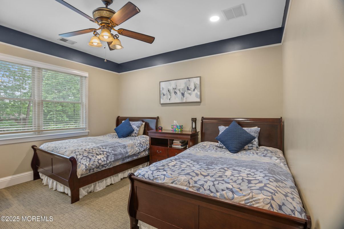 Bedroom, Interior, Recessed Lighting