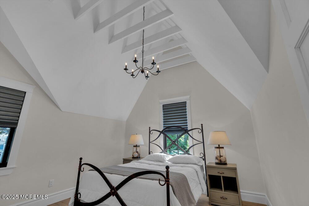 Bedroom, Chandelier, Interior
