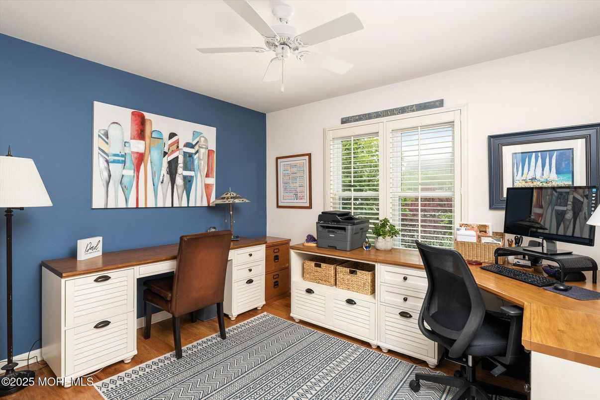 Home Office, Interior, Wood Texture Flooring