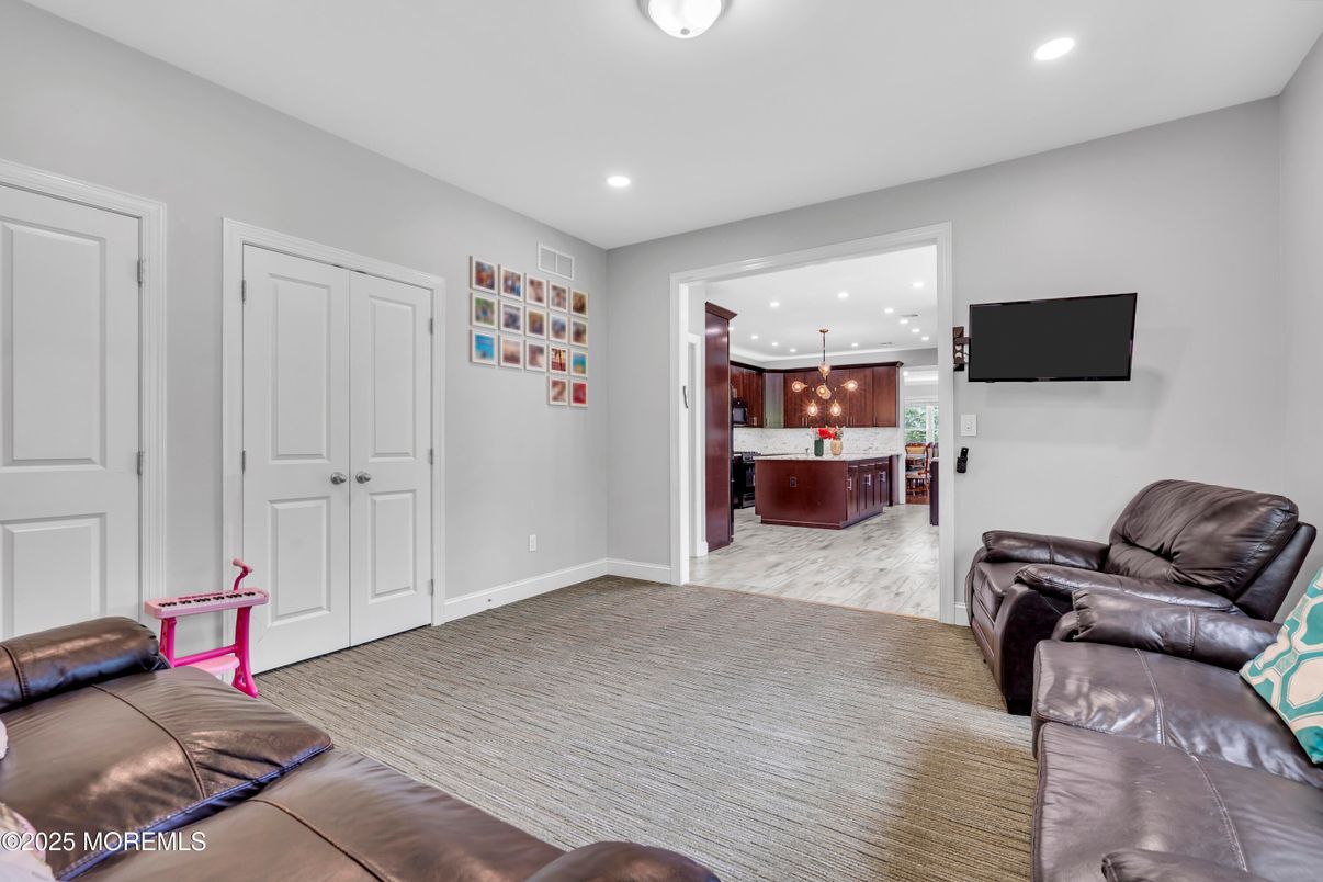 Interior, Kitchen, Living room, Recessed Lighting
