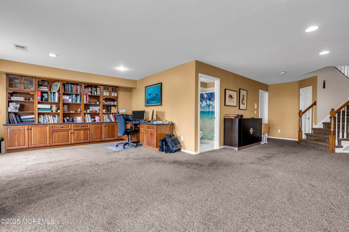Home Office, Interior, Recessed Lighting