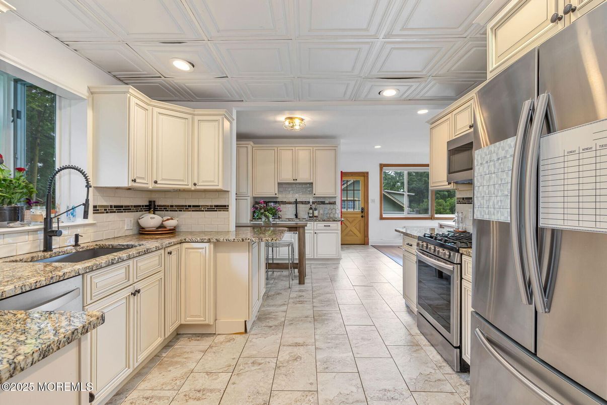 Interior, Kitchen, Recessed Lighting, Stainless Steel Appliances