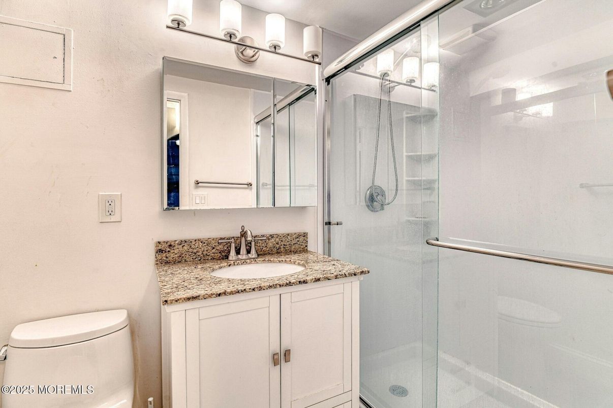 Bathroom, Glass Shower, Interior