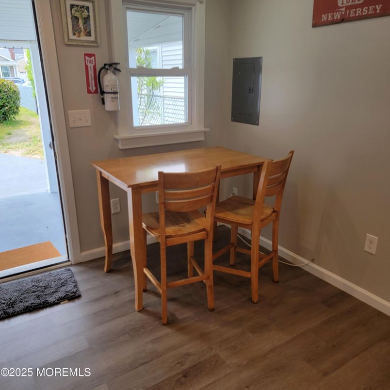 Dining room, Interior, Wood Texture Flooring