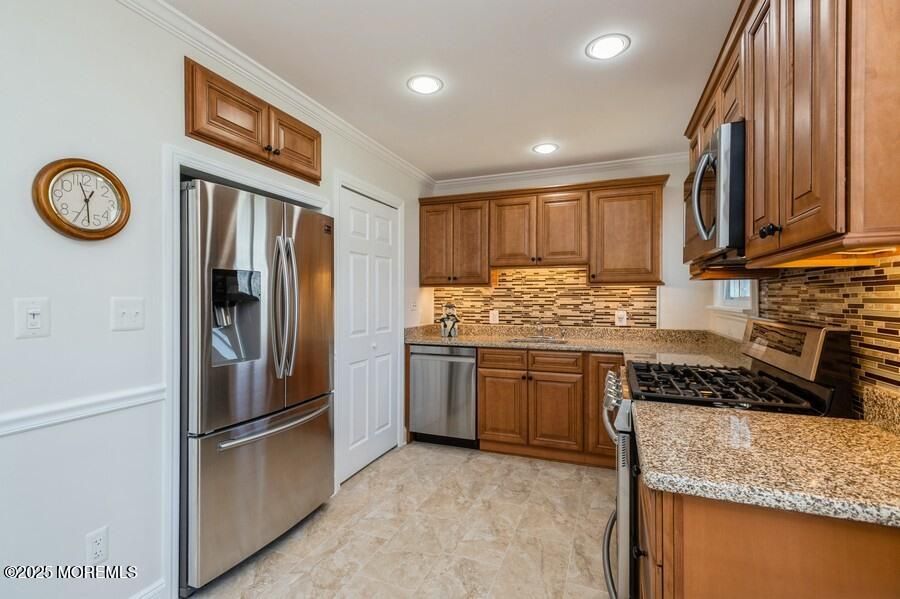 Interior, Kitchen, Recessed Lighting, Stainless Steel Appliances