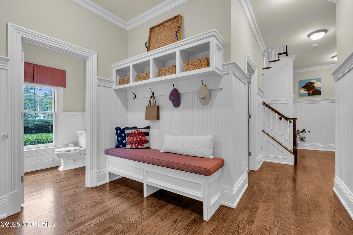 Bathroom, Interior, Wood Texture Flooring