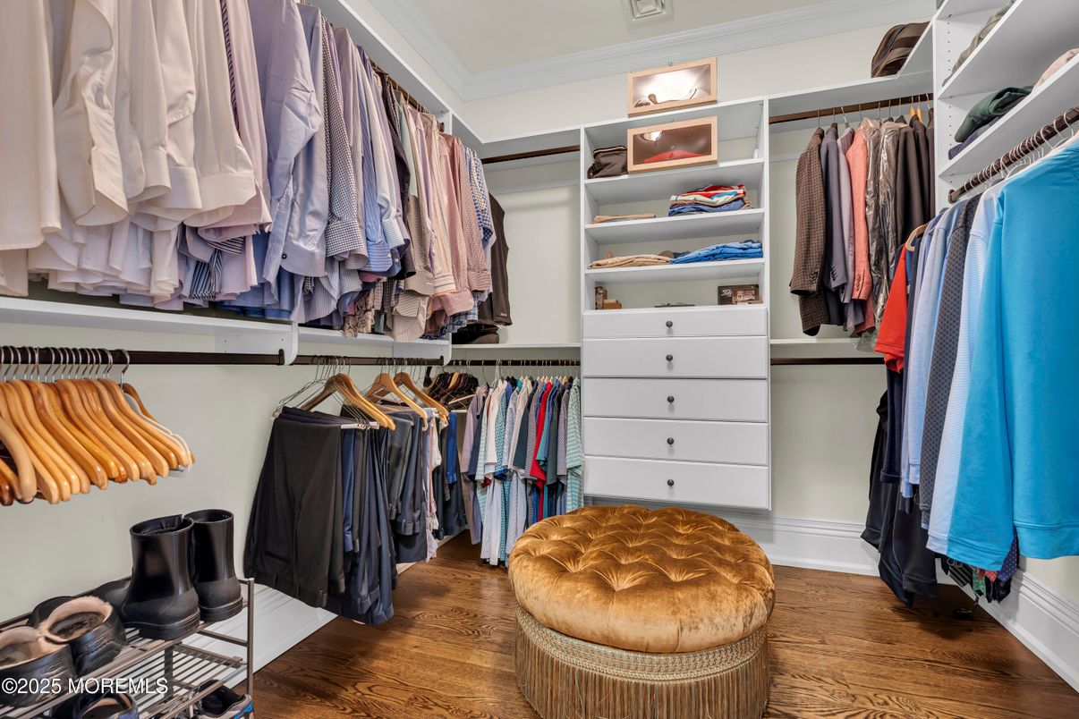 Interior, Walk-in Closets, Wood Texture Flooring
