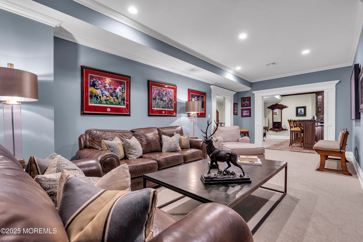 Interior, Living room, Recessed Lighting