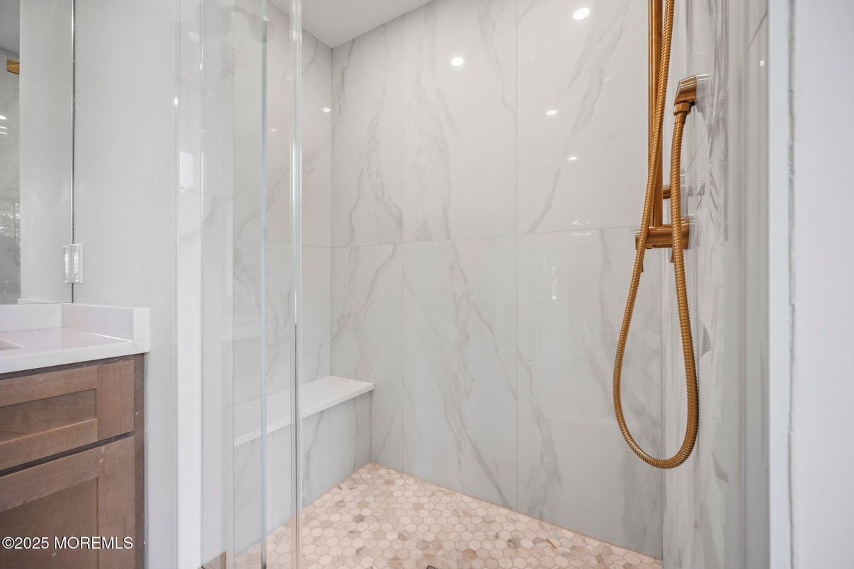 Bathroom, Interior, Marble Walls