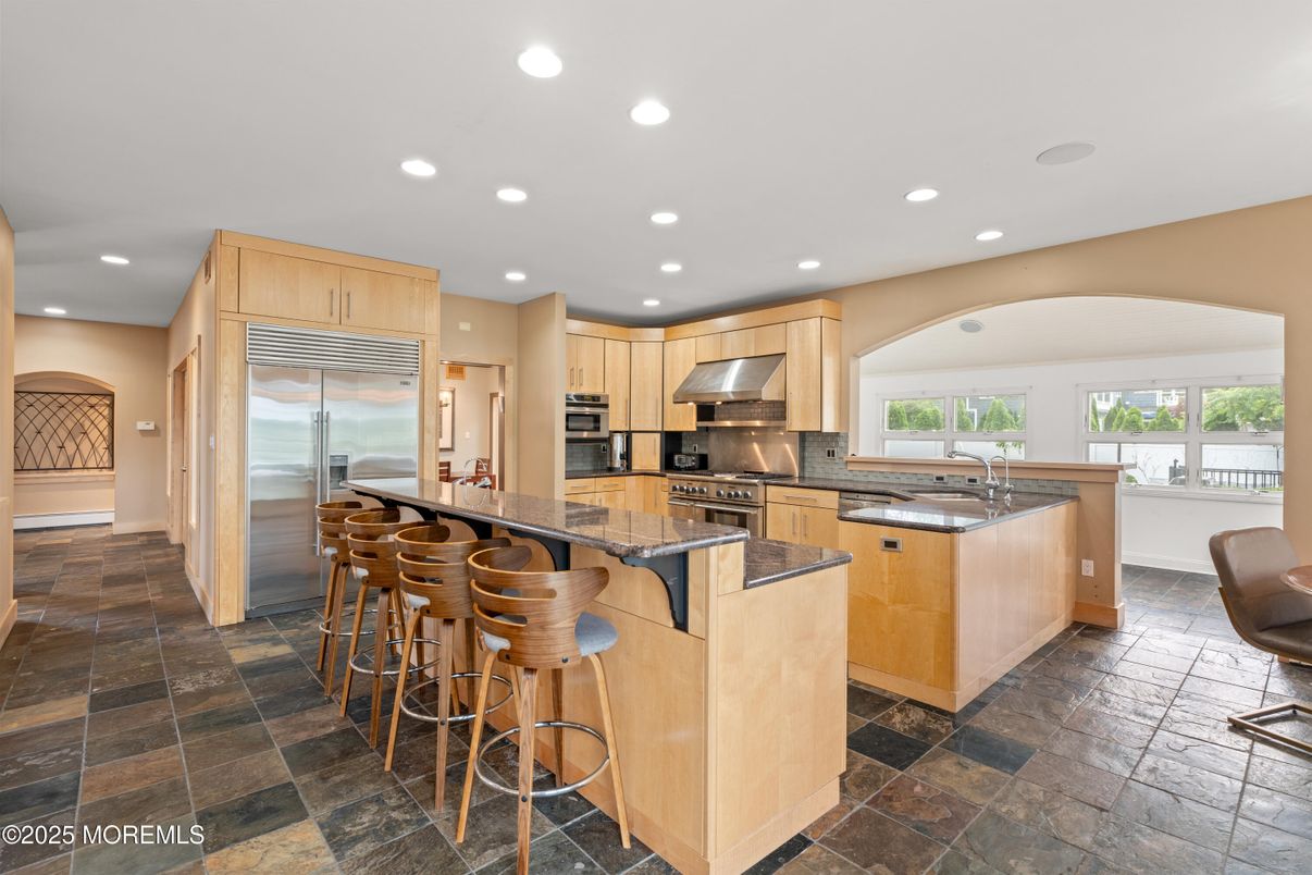 Interior, Kitchen, Recessed Lighting, Stainless Steel Appliances